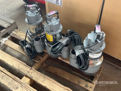 Quantity of (3) Mustang MP4800 2 in Electric Submersible Water Pump (Unused)