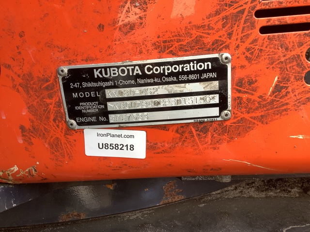 EXCAVADORA 2023 KUBOTA KX0804S2