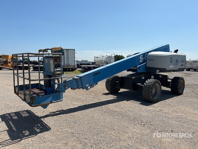 2017 Genie S-60X 2WD Diesel Telescopic Boom Lift