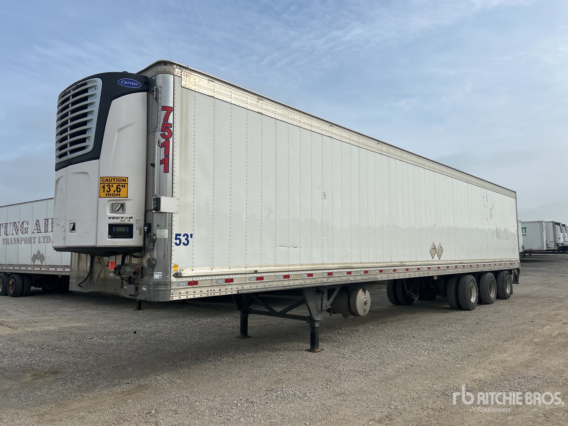 2021 Hyundai VR2530153-ASW 53 ft x 102 in Tri/A Refrigerated Trailer