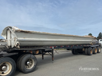 1999 Smithco 33 ft Tri/A Side Dump Trailer