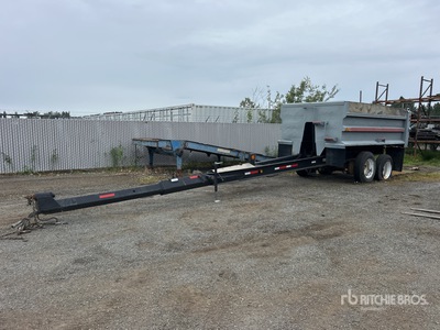 1987 Truckweld PTEVS 13 ft T/A Pup Dump Trailer