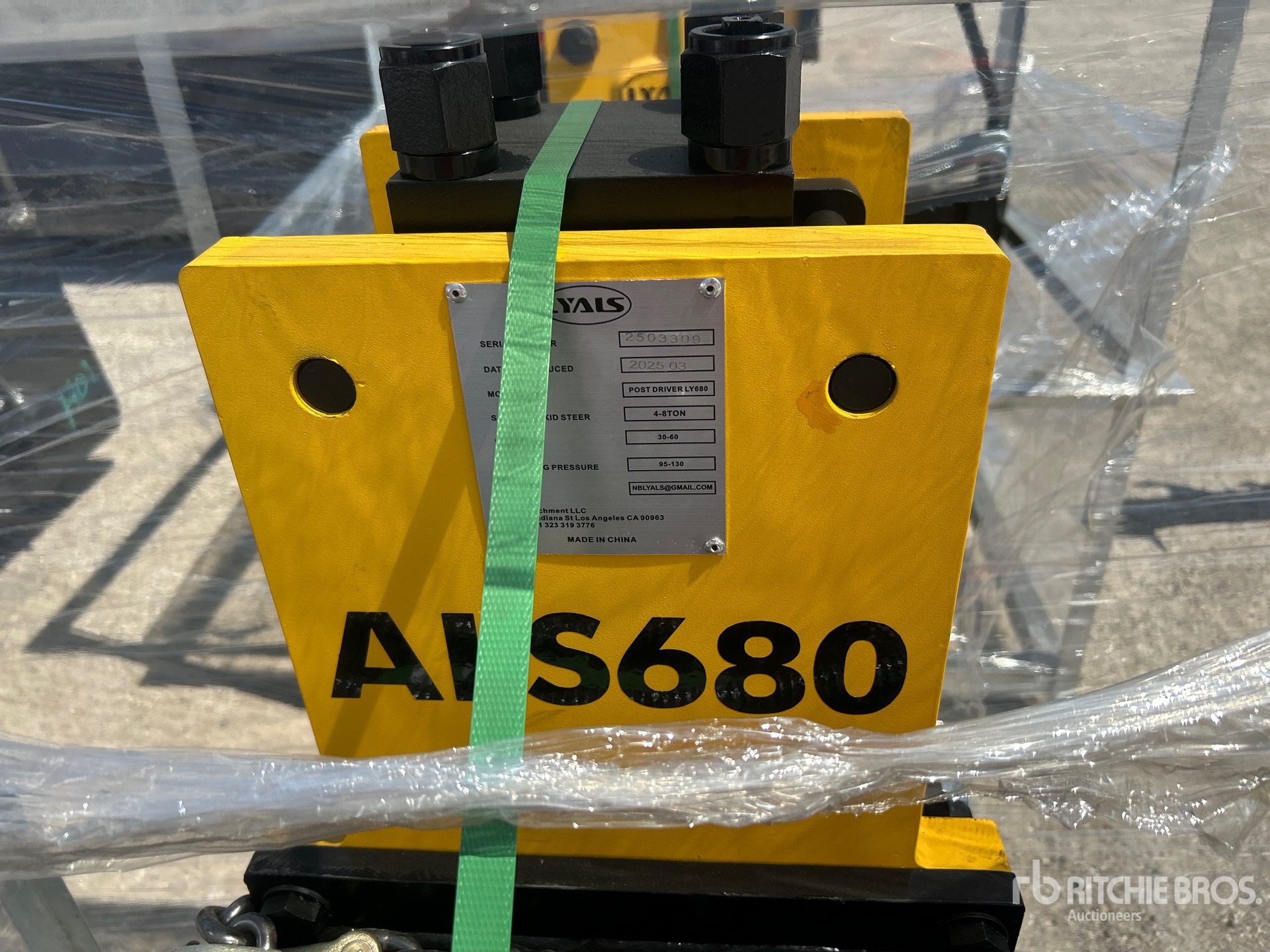 2025 LYALS ALS680 スキッドステア付属部品 (Unused)