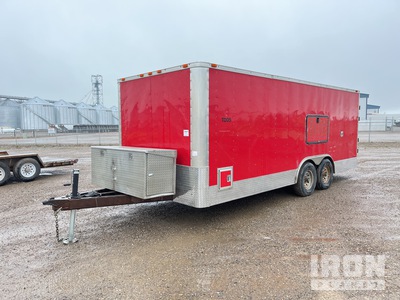2015 Freedom 20 ft T/A Enclosed Trailer /w Bainter Hydraulic Jack System