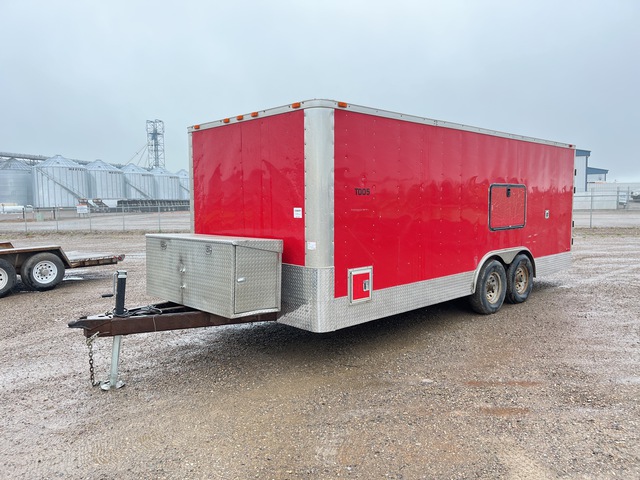 2015 Freedom 20 ft T/A Enclosed Trailer /w Bainter Hydraulic Jack System