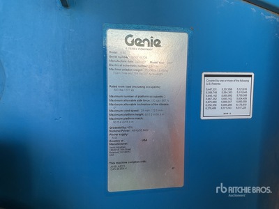 2007 Genie S60 4WD Diesel Elevador Telescopico / Teleskoparbeitsbühne