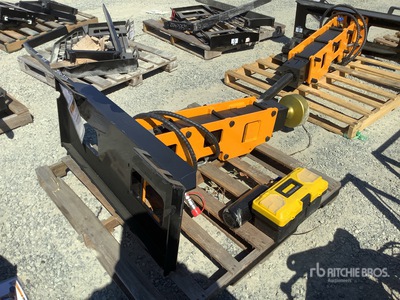 2025 GIYI GY-D680 45 in Mini Skid Steer Post Driver (Unused)