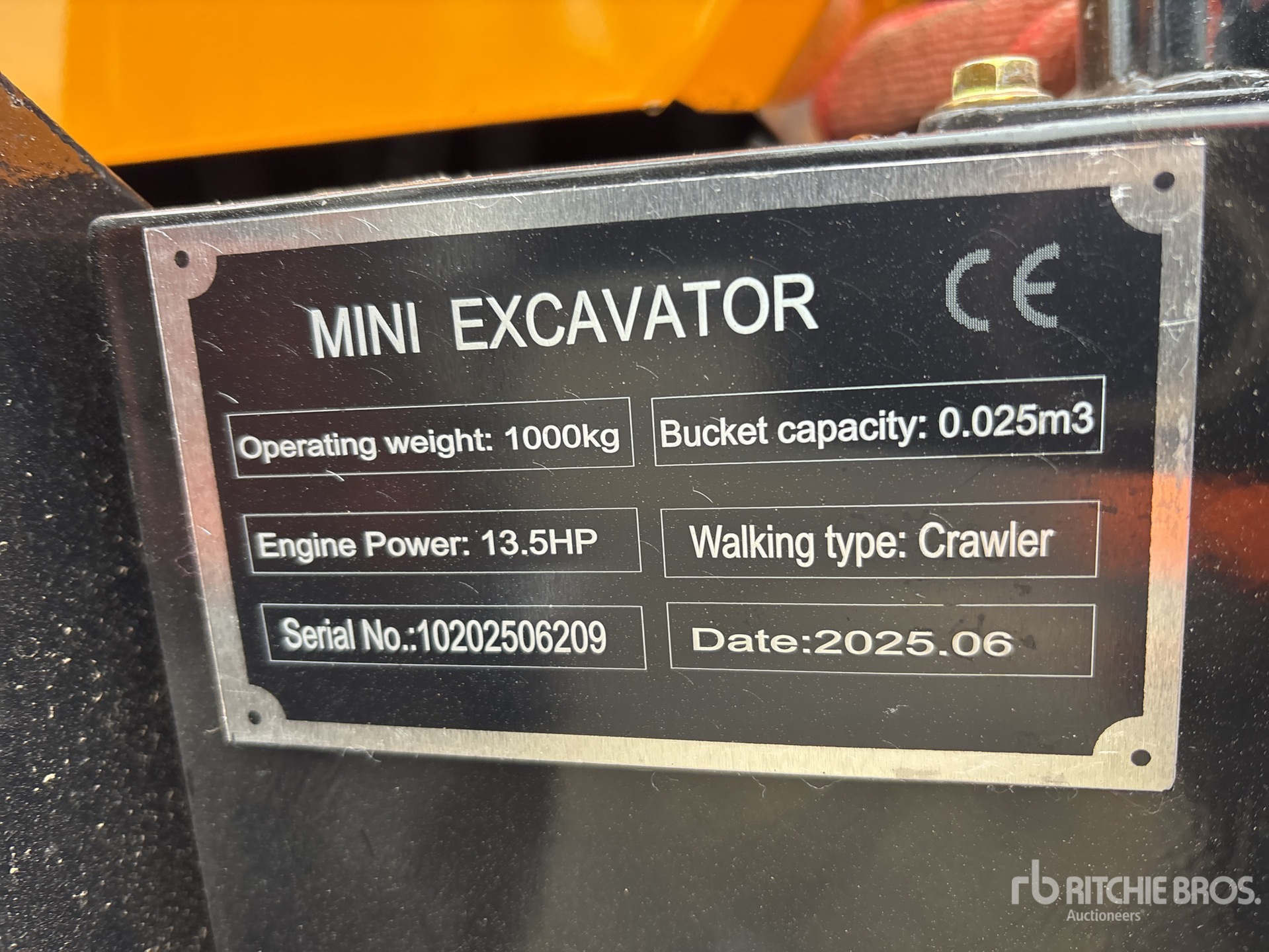 2025 VICSEC VC13 Mini Excavator (Unused)