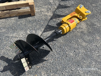 GIYI 400 mm Excavator Auger - Fits Cat 303 (Unused)