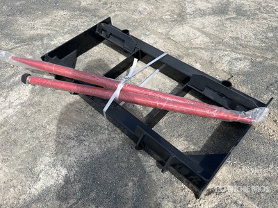 GIYI GY-BF47C 1190 mm Skid Steer Bale Forks Divers - Accessoires pour chargeuse à différentiel (Unused)