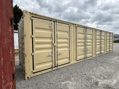 2025 40 ft High Cube Multi-Door Storage Container