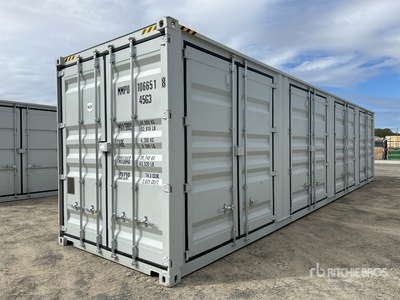 2025 40 ft High Cube Multi-Door Contenedor de almacenamiento