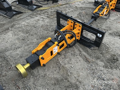 2025 GIYI GY-D680 56 in Skid Steer Post Driver (Unused)