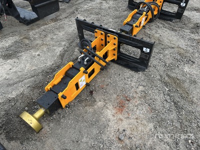 2025 GIYI GY-D680 56 in Skid Steer Post Driver (Unused)