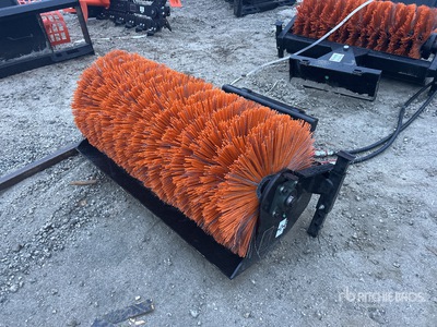 2025 GIYI GY-QSJ 51 in Mini Skid Steer Sweeper (Unused)