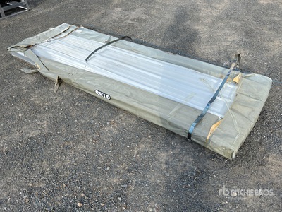 Quantity of (100) SKLP 950 mm x 3 m Galvalume Corrugated Steel Panels Divers - autres