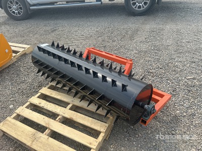 2025 GIYI GY-XLA59 Mini Skid Steer Spike Lawn Aerator (Unused)