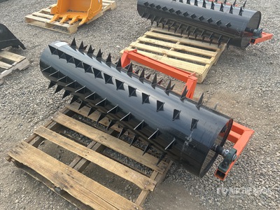 2025 GIYI GY-XLA59 Mini Skid Steer Spike Lawn Aerator (Unused)