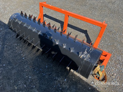 2025 GIYI GY-DLA59 1500 mm Skid Steer Lawn Aerator スキッドステア付属部品 (Unused)