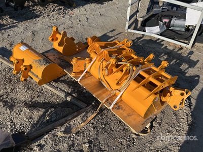 Quantity of (8) 2025 VICSEC VCA-8 Mini Excavator Attachments (Unused)