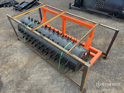2025 GIYI GY-DLA59 1500 mm Skid Steer Lawn Aerator Varios implementos minicargadora (Unused)
