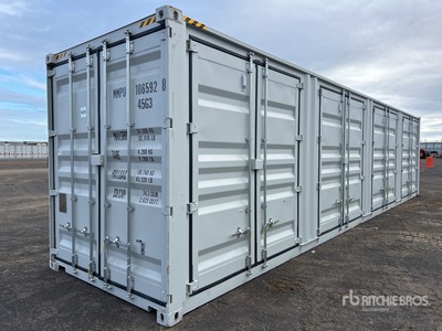 2025 40 ft High Cube Multi-Door Storage Container