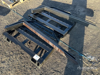 Quantity of (2) GIYI 1500 mm Skid Steer Forks (Unused)