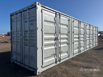 2025 40 ft High Cube Multi-Door Storage Container