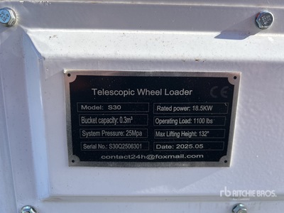 2025 SDLOOL SL-S30 Chargeuse sur pneus (Unused)