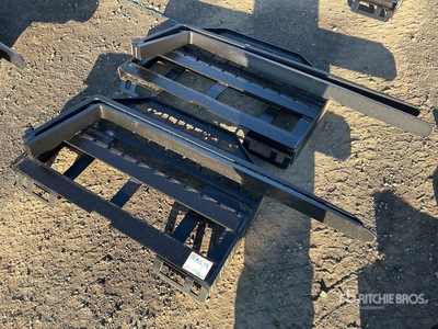 Quantity of (2) GIYI 1500 mm Skid Steer Forks (Unused)