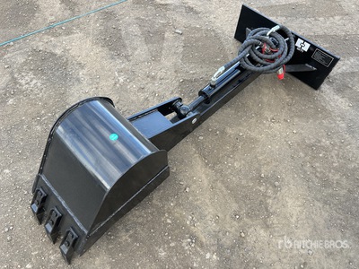 2025 GIYI GY-ZWB 300 mm Mini Skid Steer Backhoe (Unused)