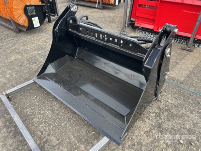2025 GIYI GY-XKH39 1000 mm Multi-Purpose Mini スキッドステア用バケット (Unused)