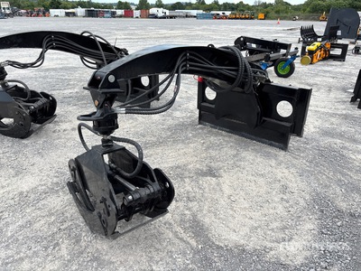 2025 GIYI GY-RG63 47 in 2200 lb Q/C 360°Rotating Skid Steer Grapple (Unused)