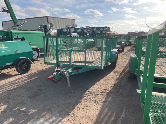 2018 CM Trailers 6.4X16TT 16 ft T/A Garbage Disposal Utility Trailer