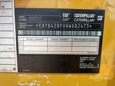 2018 Cat 420F2 IT 4x4 Backhoe Loader