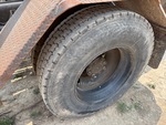 Underbody with Left Rear Drive Tires