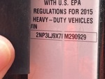 Serial Number / VIN