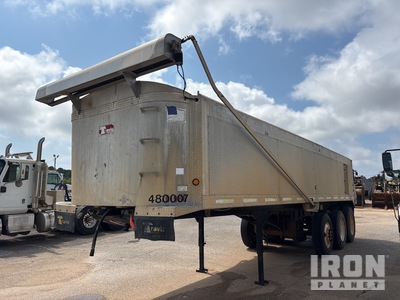2004 Travis Tri/A Quarter Frame End Dump Trailer