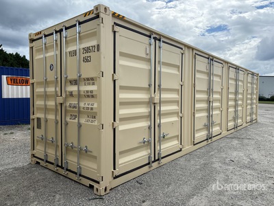2025 40 ft High Cube Multi-Door Storage Container