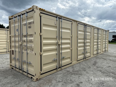2025 40 ft High Cube Multi-Door Storage Container