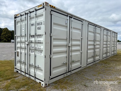 2025 40 ft High Cube Multi-Door Storage Container