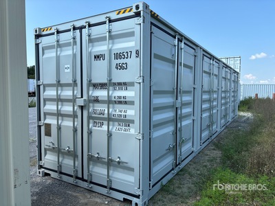 2025 40 ft High Cube Multi-Door Storage Container (Unused)