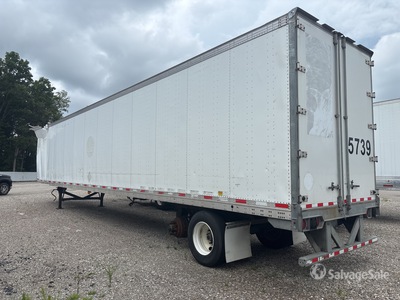 2015 Vanguard MaxCube 53 ft T/A Van Trailer (Inoperable)