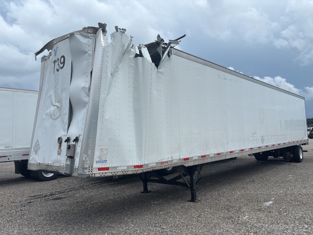 2015 Vanguard MaxCube 53 ft T/A Van Trailer (Inoperable)