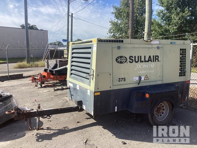 2013 Sullair 375C-DPQ-JD4 375 cfm Mobile Air Compressor (Inoperable)