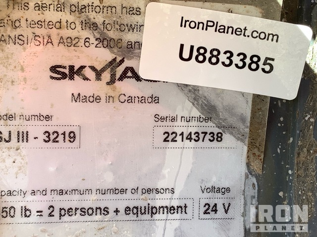 ELEVADOR TIJERA 2019 SKYJACK SJIII3219