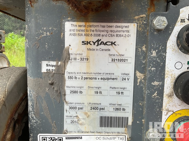 ELEVADOR TIJERA 2018 SKYJACK SJIII3219