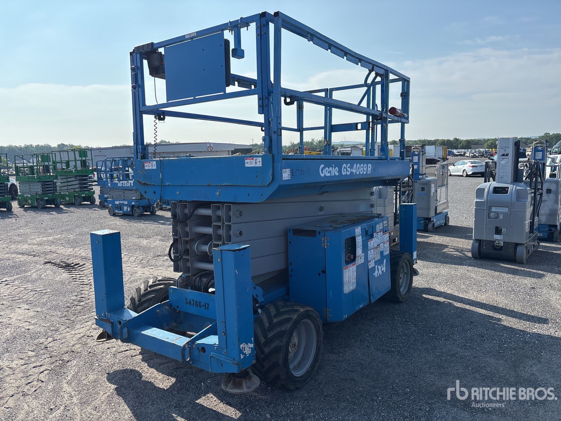 2012 Genie GS-4069 RT 4x4 Diesel Scissor Lift (Inoperable)