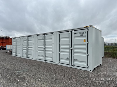 40 ft Multi-Door Open-Sided Storage Container