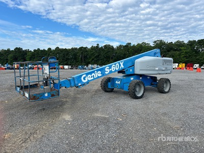 2013 Genie S-60X 4WD Diesel Plataforma Elevadora Telescópica